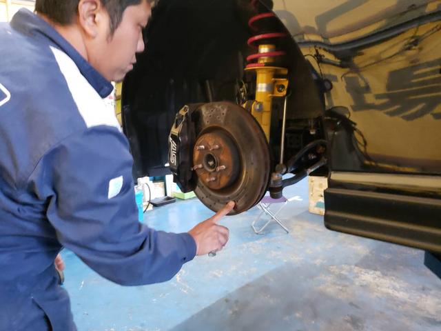 スバル　BRZ　ブレーキ　修理　：広島　RWD　GT　STI　Rカスタマイズパッケージ　RA　整備　修理なら株式会社アイズブレイン　イノテック広島テクニカルセンター