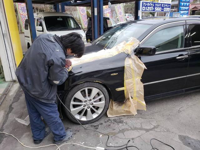 トヨタ　クラウン　アスリート　バンパー　板金　補修　：猪山　ステーションワゴン　エステート　コンフォート　バン　ロイヤルサルーン　マジェスタ　18　210　200　整備　修理なら株式会社アイズブレイン　イノテック広島テクニカルセンター