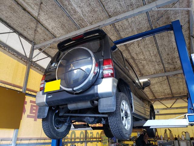 ミツビシ　パジェロミニ　オイル　交換　：広島市　廿日市市　佐伯区　きれいに　修理なら株式会社アイズブレイン　イノテック広島テクニカルセンター