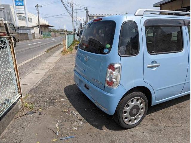 ダイハツ　ミラココア　外装修理　キズヘコミ直し　鈑金塗装　またまた入庫　その４　岡山市中区　岡山市南区岡山市北区　岡山市東区　桑野　藤崎