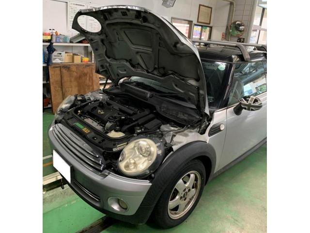 MINI　エンジンオイル交換　オイルエレメント交換　タイヤ交換【島根県　出雲市で持込でのタイヤ交換・ドライブレコーダー等の各種パーツ取付・修理・メンテナンス・車検の事なら(有)川口オートセンターへお任せください！】