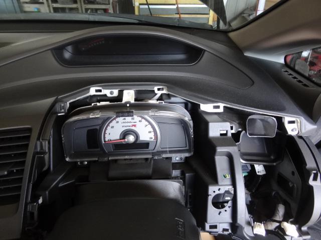 ブログNo.55　H22年式　FD2　シビック　タイプR　純正ＨＤＤナビ　走行中TV　ＴＶキット取付　広島　廿日市