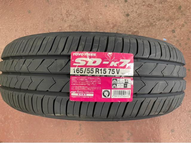ekカスタム ekワゴン タイヤ交換 B11W SD-k7 トーヨータイヤ ekカスタム ekワゴン タイヤ交換 B11W SD-k7 トーヨータイヤ
