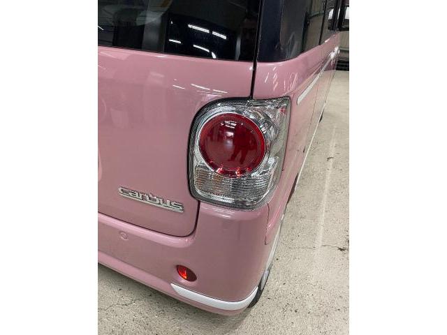 ダイハツ　ムーヴキャンバス　タイヤ脱着