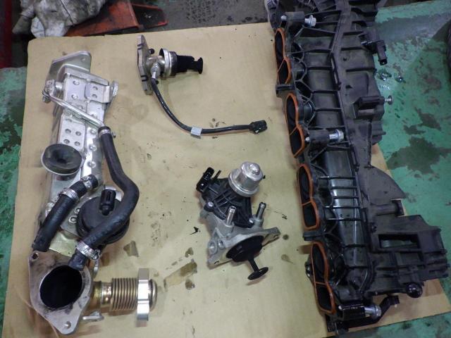 ＭＩＮＩ　吸排気系修理・整備 XD-20F ディーゼル EGR交換　EGRクーラー　平成28年式　岡山　　勝央町　美作市　津山市