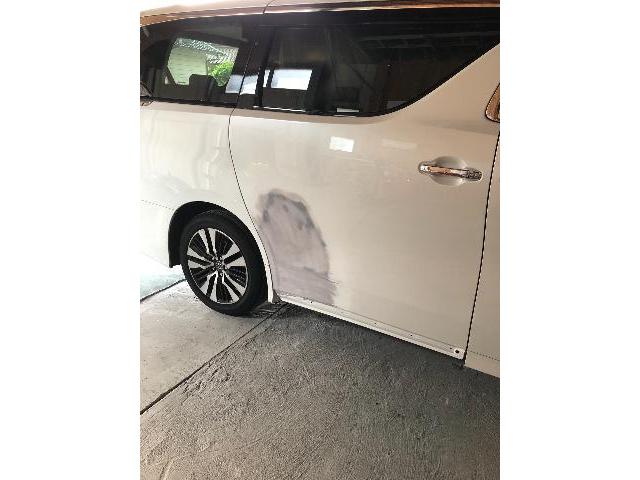 ベルファイア 板金 塗装 キズ ヘコミ 可部 亀山 三入 南原 安佐北区  安芸高田市