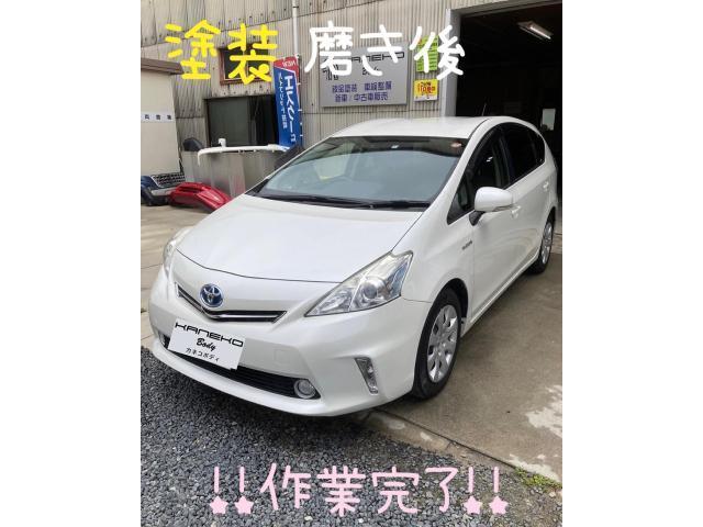 トヨタ　プリウス　左フェンダー　バンパー　ヘッドライト取付部　事故修理ご依頼
【広島　安佐北区　安佐南区　安芸高田　可部　三入　亀山　大林　南原】