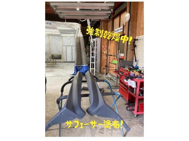 トヨタ　スープラ　
サイドスポイラー　塗装交換
車のシャーシ部　塩害ガード　塗装作業
【広島　安佐北区　安佐南区　安芸高田　可部　三入　南原　亀山　大林　吉田】