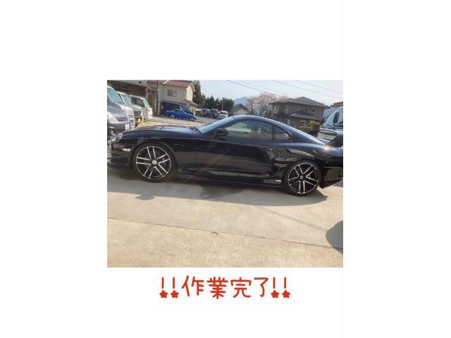 トヨタ　スープラ　
サイドスポイラー　塗装交換
車のシャーシ部　塩害ガード　塗装作業
【広島　安佐北区　安佐南区　安芸高田　可部　三入　南原　亀山　大林　吉田】