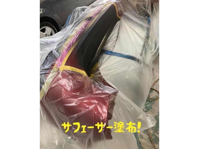 MAZDA プレマシー　バックドア　リアバンパー　板金塗装修理
【広島　安佐北区　安佐南区　安芸高田　可部　三入　亀山　南原　大林　吉田】