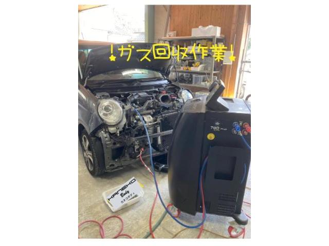 ホンダ　N-ONE
フロント事故修理　
内部修理（ラジエーター・クーラーコンデンサー交換）
フロントバンパー　新品交換
ボンネット・フェンダー左右　
板金塗装修理ご依頼
