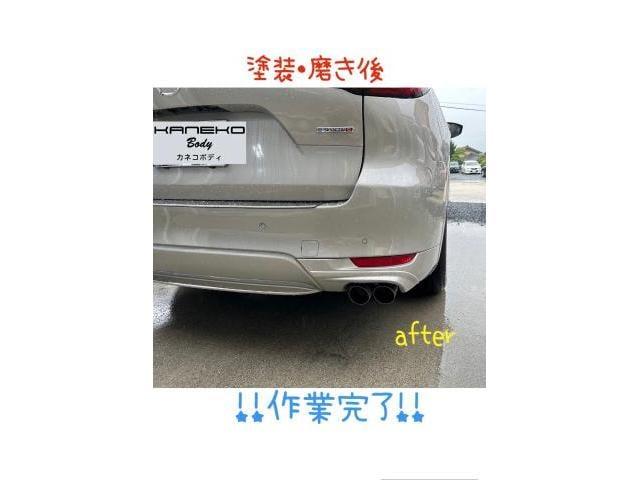 MAZDA CX-60
リアバンパー　板金塗装修理
ガーニッシュ　塗装ご依頼
【広島　安佐北区　安佐南区　安芸高田　可部　三入　亀山　緑井　八木　吉田】