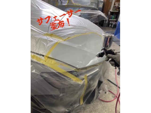 アウディ A6 ボンネット　フロントバンパー　板金塗装修理
【広島　安佐北区　安佐南区　安芸高田　可部　亀山　三入　白木　吉田　大林　八木　緑井　高陽】