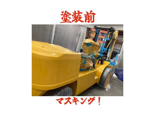 いろいろ塗装できます！シリーズ！
フォークリフト　塗装ご依頼
【広島　安佐北区　安佐南区　安芸高田　可部　亀山　三入　白木　吉田　大林　八木　緑井　高陽】