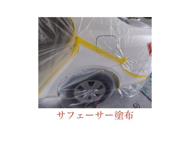 トヨタ　カローラアクシオ　リアドア　リアバンパー　クォーターパネル　板金塗装修理
【広島　安佐北区　安佐南区　安芸高田　可部　亀山　三入　白木　吉田　大林　八木　緑井　高陽】