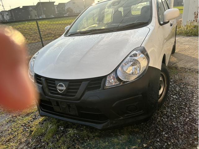 日産　ＡＤバン　事故修理　板金・外装補修【岡山市南区　岡山市東区　岡山市中区　岡山市北区　早島町　倉敷市でお車の傷・凹み・鈑金・塗装・各種パーツ取付でお困りならへＫＳＴオートお気軽にご相談下さい！】