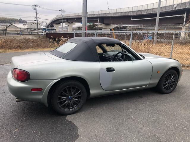 マツダ　ロードスター　NB　凹み　傷　板金　塗　装修理　【広島県　 広島市　 佐伯区 　廿日市　で　修理　板金　塗装　ならココノアへ】