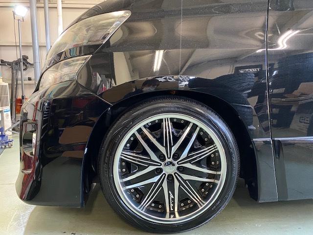 トヨタ　ヴェルファイア　車高調　取付【山口県　周南市　タイヤ・ホイール・ナビ・ドライブレコーダー等のパーツ取付・販売をしております！愛車のカスタムや修理等も大歓迎受付中！お気軽に　エスエスクルー　へお問合わせ下さい！】