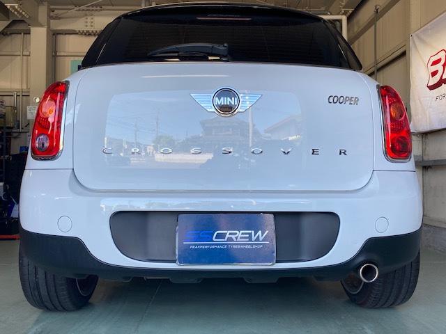 MINI　クロスオーバー　マフラー交換！【山口県　周南市　タイヤ・ホイール・ナビ・ドライブレコーダー等のパーツ取付・販売をしております！愛車のカスタムや修理等も大歓迎受付中！お気軽に　エスエスクルー　へお問合わせ下さい！】