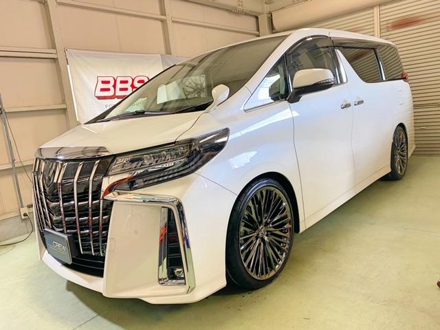 トヨタ　アルファード　カスタム完成！！【山口県　周南市　タイヤ・ホイール・ナビ・ドライブレコーダー等のパーツ取付・販売をしております！愛車のカスタムや修理等も大歓迎受付中！お気軽に　エスエスクルー　へお問合わせ下さい！】