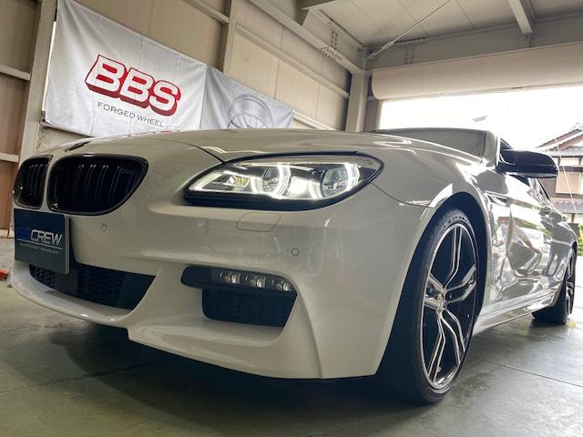 ＢＭＷ　６シリーズグランクーペ　グリル交換　などカスタム色々！！【山口県　周南市　タイヤ・ホイール・ナビ・ドライブレコーダー等のパーツ取付・販売をしております！愛車のカスタムや修理等も大歓迎受付中！お気軽に　エスエスクルー　へお問合わせ下さ