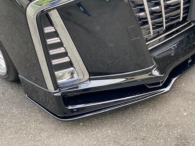 トヨタ　アルファード　フロントスポイラー　取付【山口県　周南市　タイヤ・ホイール・ナビ・ドライブレコーダー等のパーツ取付・販売をしております！愛車のカスタムや修理等も大歓迎受付中！お気軽に　エスエスクルー　へお問合わせ下さい！】