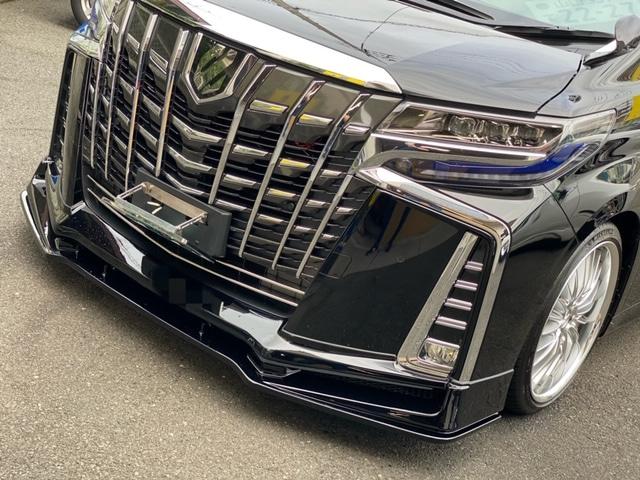 トヨタ　アルファード　フロントスポイラー　取付【山口県　周南市　タイヤ・ホイール・ナビ・ドライブレコーダー等のパーツ取付・販売をしております！愛車のカスタムや修理等も大歓迎受付中！お気軽に　エスエスクルー　へお問合わせ下さい！】