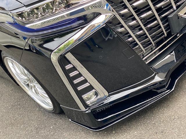 トヨタ　アルファード　フロントスポイラー　取付【山口県　周南市　タイヤ・ホイール・ナビ・ドライブレコーダー等のパーツ取付・販売をしております！愛車のカスタムや修理等も大歓迎受付中！お気軽に　エスエスクルー　へお問合わせ下さい！】