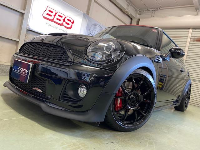 MINI　ホイール　取付【山口県　周南市　タイヤ・ホイール・ナビ・ドライブレコーダー等のパーツ取付・販売をしております！愛車のカスタムや修理等も大歓迎受付中！お気軽に　エスエスクルー　へお問合わせ下さい！】