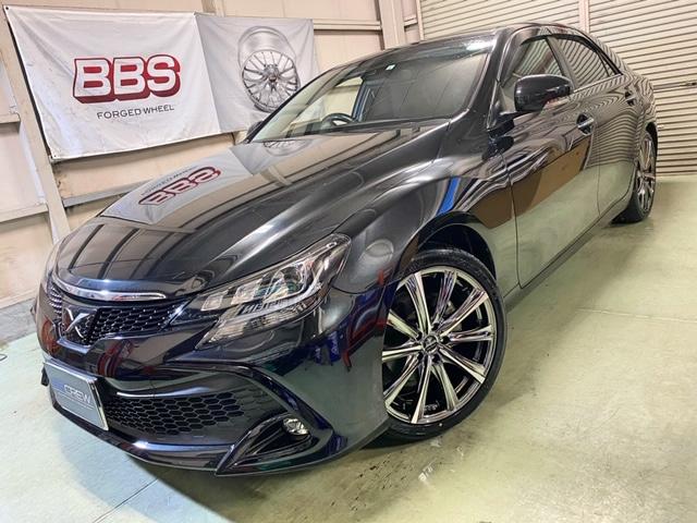 トヨタ　マークX　ホイール　取付【山口県　周南市　タイヤ・ホイール・ナビ・ドライブレコーダー等のパーツ取付・販売をしております！愛車のカスタムや修理等も大歓迎受付中！お気軽に　エスエスクルー　へお問合わせ下さい！】
