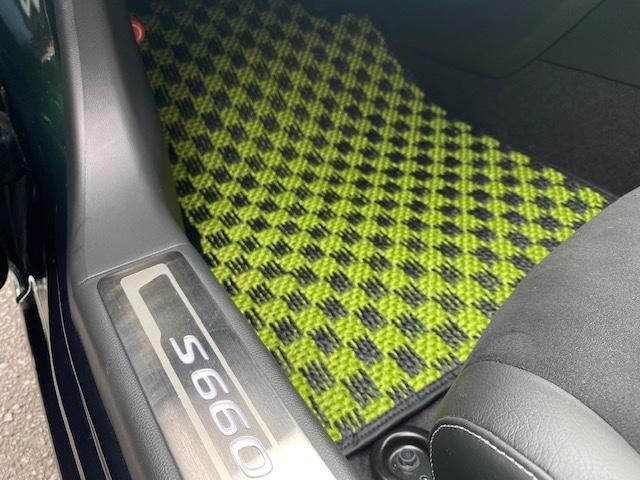 S660×カロマット！【山口県　周南市　タイヤ・ホイール・ナビ・ドライブレコーダー等のパーツ取付・販売をしております！愛車のカスタムや修理等も大歓迎受付中！お気軽に　エスエスクルー　へお問合わせ下さい！】