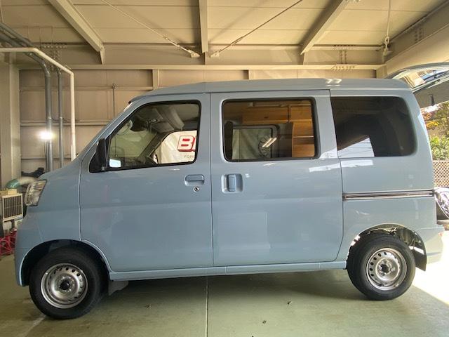 アゲ系　ハイゼットカーゴ【山口県　周南市　タイヤ・ホイール・ナビ・ドライブレコーダー等のパーツ取付・販売をしております！愛車のカスタムや修理等も大歓迎受付中！お気軽に　エスエスクルー　へお問合わせ下さい！】