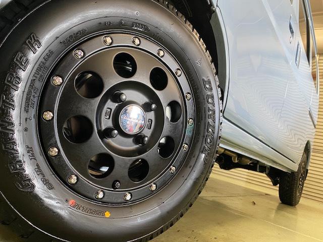 アゲ系　ハイゼットカーゴ【山口県　周南市　タイヤ・ホイール・ナビ・ドライブレコーダー等のパーツ取付・販売をしております！愛車のカスタムや修理等も大歓迎受付中！お気軽に　エスエスクルー　へお問合わせ下さい！】