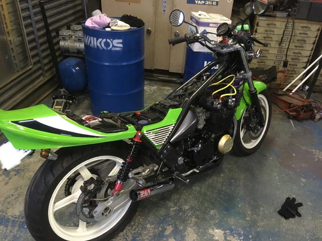 ﾌｭｰｴﾙｺｯｸﾊﾟｯｷﾝ交換　ZR400C　ｾﾞﾌｧｰ400　ｶﾞｿﾘﾝ漏れ【岡山市南区修理】