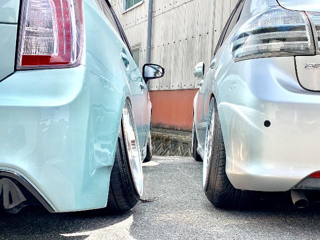 プリウス   ローダウン用  純正フェンダー改