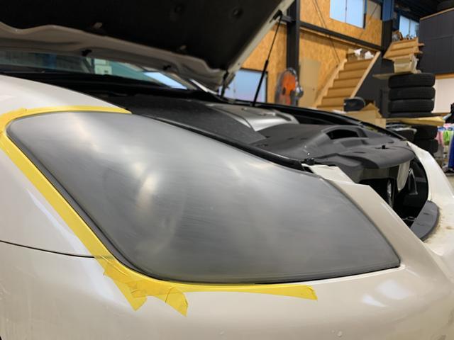 20クラウンアスリート ヘッドライトスチーマー施工 ヘッドライトクリーニング