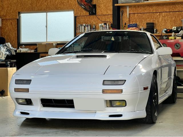 RX-7 FC  全塗装車を再度全塗装　パッキン類全交換　窓ガラス脱着