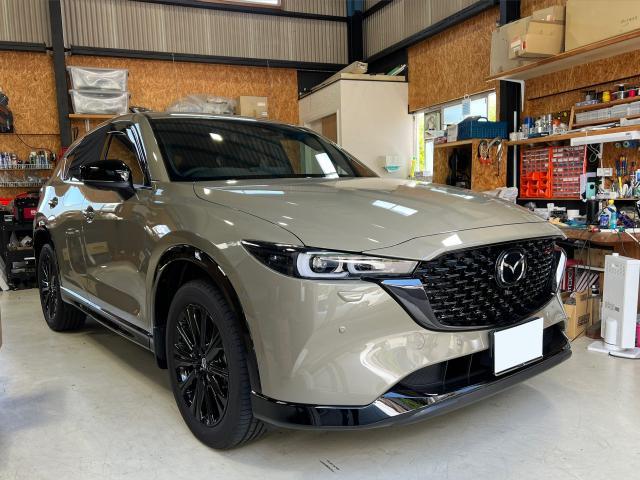 CX-5  LEDポジションランプ デイライト化 ユニット取り付け