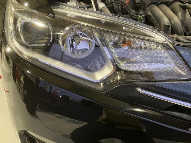 ホンダ　フィット　ヘッドライト　クリーニング　ＧＫ３　米子市　淀江
