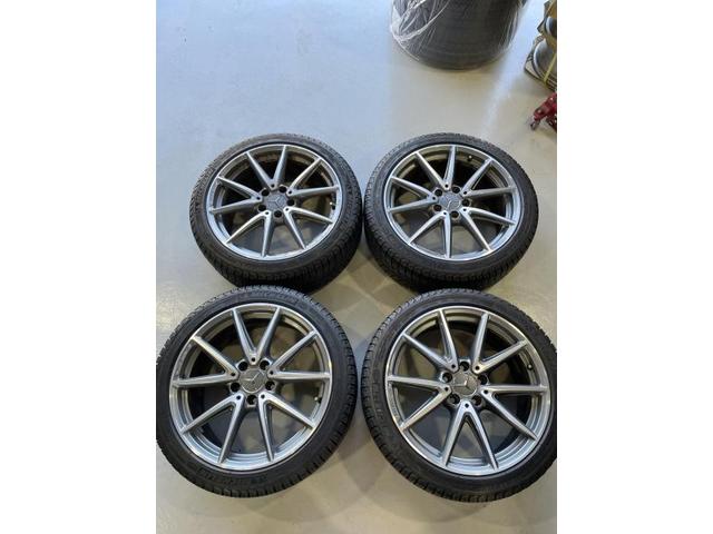 ベンツ　ＡＭＧ　ＣＬＡ４５　シューティングブレイク　タイヤ組替え　バランス　スタッドレス　米子市　淀江