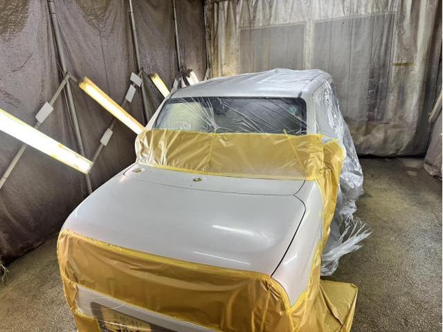 スズキ　アルトラパン　キズ・へこみ直し ボンネット　フェンダー　ワイパーパネル　板金塗装　
広島市　安佐北区　安佐町　可部　飯室