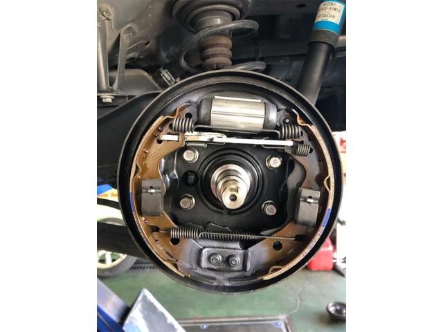 スズキ　スペーシアカスタム　ダイハツ　ムーヴ　車検　整備【岡山県　岡山市南区で持込でのタイヤ交換・ドライブレコーダー・ナビ等のパーツ取付・コーティング施工・車検・修理の事なら”オートサービス坪井石油”へ！】
