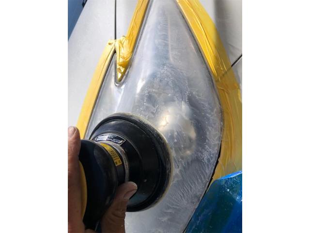 トヨタ　マークX　洗車　コーティング施工・プリウス　ヘッドライトリペアコーティング【岡山県　岡山市南区で持込でのタイヤ交換・ドライブレコーダー・ナビ等のパーツ取付・コーティング施工・車検・修理の事なら”オートサービス坪井石油”へ！】