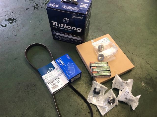 スズキ　スペーシアカスタム　納車整備【岡山県　岡山市南区で持込でのタイヤ交換・ドライブレコーダー・ナビ等のパーツ取付・コーティング施工・車検・修理の事なら”オートサービス坪井石油”へ！】