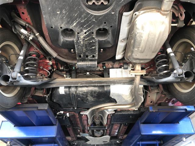 リフト活躍中！！マツダ　デミオ　車検　整備【岡山県　岡山市南区で持込でのタイヤ交換・ドライブレコーダー・ナビ等のパーツ取付・コーティング施工・車検・修理の事なら”オートサービス坪井石油”へ！】