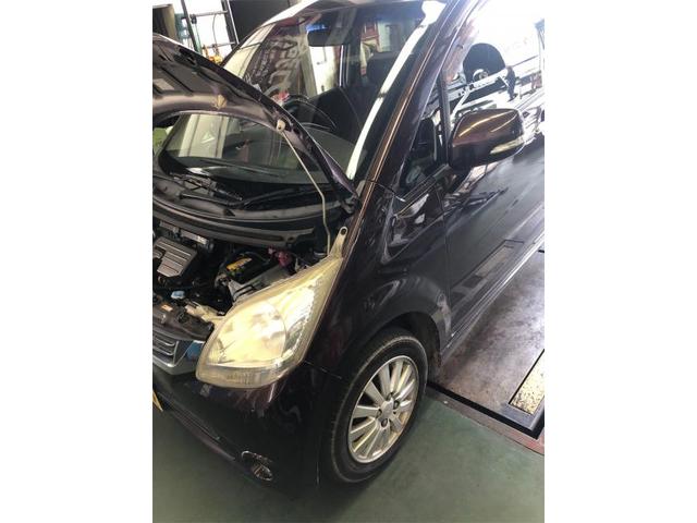 ダイハツ　ムーブ　エアコン　修理【岡山県　岡山市南区で持込でのタイヤ交換・ドライブレコーダー・ナビ等のパーツ取付・コーティング施工・車検・修理の事なら”オートサービス坪井石油”へ！】