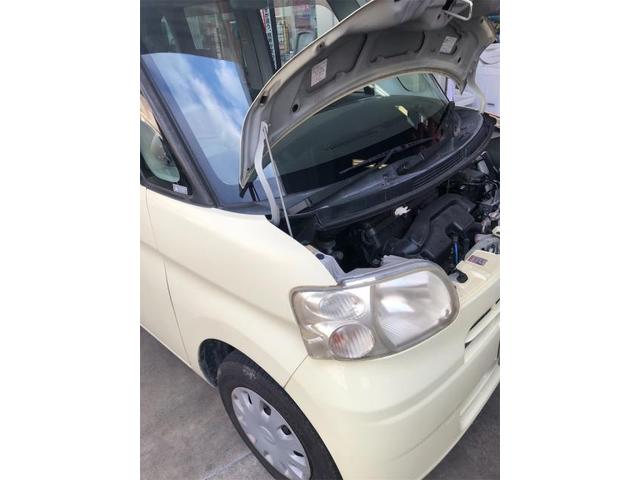 ダイハツ　タント　エアコンが冷えない・・・　修理【岡山県　岡山市南区で持込でのタイヤ交換・ドライブレコーダー・ナビ等のパーツ取付・コーティング施工・車検・修理の事なら”オートサービス坪井石油”へ！】