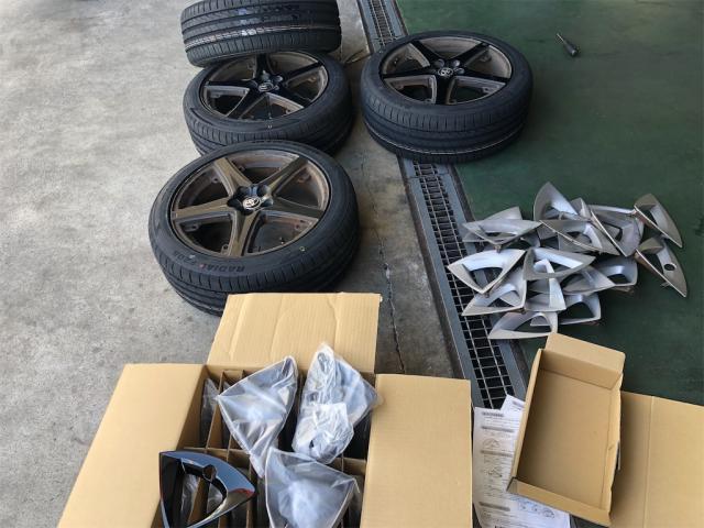 トヨタ　プリウス　納車【岡山県　岡山市南区で持込でのタイヤ交換・ドライブレコーダー・ナビ等のパーツ取付・コーティング施工・車検・修理の事なら”オートサービス坪井石油”へ！】