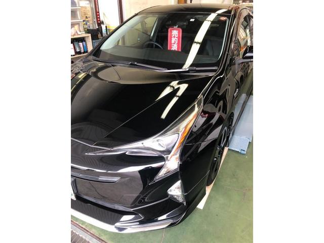 トヨタ　プリウス　納車【岡山県　岡山市南区で持込でのタイヤ交換・ドライブレコーダー・ナビ等のパーツ取付・コーティング施工・車検・修理の事なら”オートサービス坪井石油”へ！】