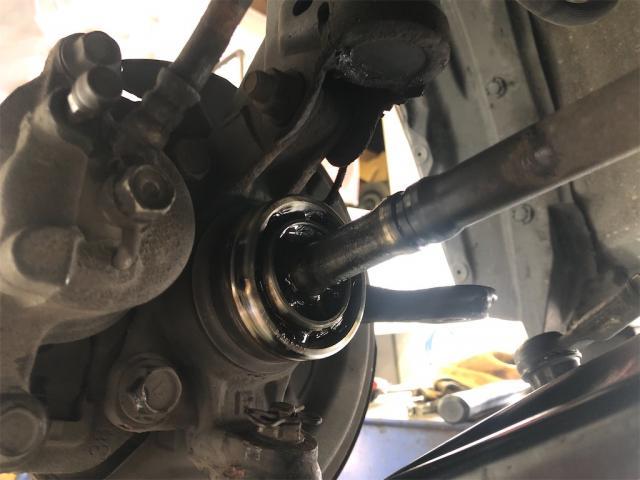 ダイハツ　ミラココア　納車整備【岡山県　岡山市南区で持込でのタイヤ交換・ドライブレコーダー・ナビ等のパーツ取付・コーティング施工・車検・修理の事なら”オートサービス坪井石油”へ！】